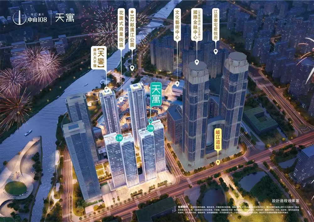 中山108天寓|均價約9800元/平