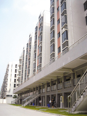 也有部分房間空置未有住戶(hù)入住